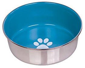 Nobby Edelstahlnapf Heavy PAW, rutschfest, hellblau, 20,5 cm 1,90 ltr., 1 Stück