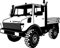 Samunshi® Wandtattoo Gelände LKW 90 x 75cm schwarz