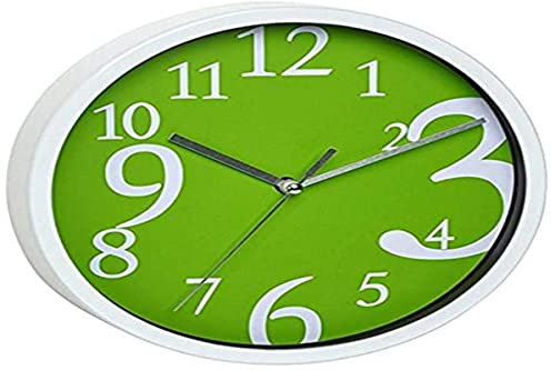 TFA 60.3034.04 - Reloj de Pared electrónico, 200 mm, Color Verde