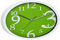 TFA 60.3034.04 - Reloj de Pared electrónico, 200 mm, Color Verde