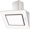 Hotte aspirante sans tête Respekta/Hotte inclinée de 90 cm/Boîtier en métal avec écran en verre blanc/Fonction d'extraction et de recyclage de l'air / CH99040-90W / A / 42-62 dB