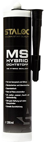 STALOC Premium Kleb- und Dichtstoff MS Hybrid | transparent | universell für unzählige Verklebungen | 290 ml