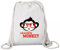 ShirtStreet Nerd Geek Gamer Premium Bio Baumwoll Turnbeutel Rucksack Stanley Stella Cute Monkey, Größe: onesize,Natural