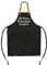 Grillschürze & Kochschürze mit Namen oder Wunschtext bestickt - Leder-Nackenband - robuste Premiumqualität - individuell personalisiertes Geschenk mit Stickerei
