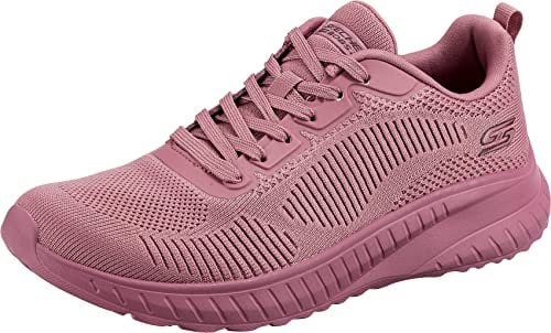 Skechers - Bobs Squad Chaos - Face Off, Zapatillas para Mujer, Frambuesa, 37 EU