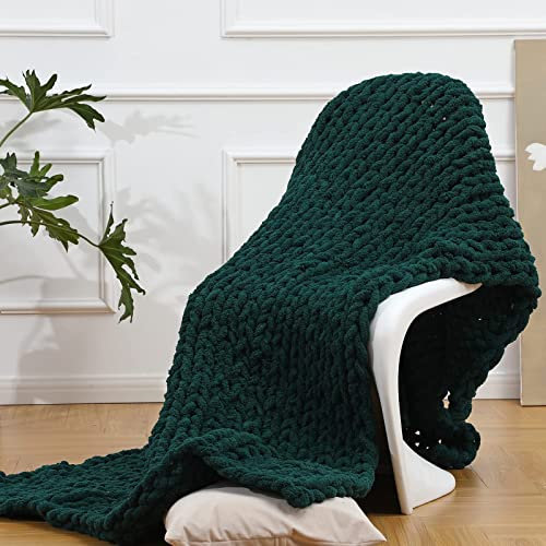 XYXH Gestrickte Grobe Strickdecke Wolle Kuscheldecke Grobstrick Wolldecke Strickdecke Tagesdecke Überwurf Decke Zuhause Dekor (E 60x60cm)