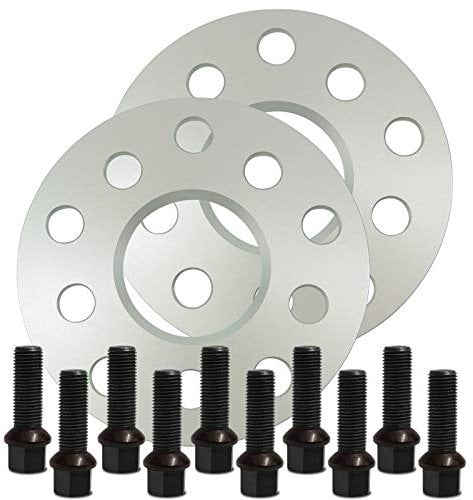 SilverLine Spurverbreiterung 10mm (5mm) mit Schrauben schwarz 5x112 57,1mm - 10205E-93_M1415KU33Q