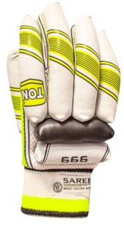 SS TON 999 Cricket Batting Gloves | Mehrfarbig | Größe: Jungen | Für rechte Hand Batsman