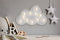 Wackadoo LED Wolke mit Wanddeko, Schlaflicht, Kuschel, Bettlicht, Nachtlicht Kinder, Wanddeko, Schlummerlicht, Deko Beleuchtung