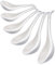CHILDIKE Porcelain Soup Spoons Set of 6, Ceramic Chinese Soup Spoons 6.6 Inch, Asian Soup Spoons, Japanese Ramen Spoons, White