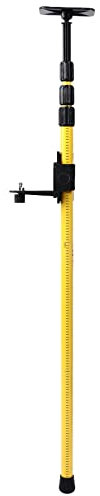 Shipenophy Laser Levels, Telescoping Mounting Pole Aluminum Alloy Laser Telescopic Pole Laser Easy to Fix High Load Capacity with Lifting Table for and Line Lasers