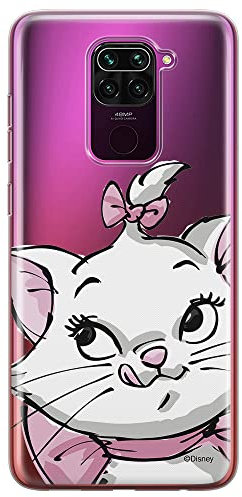 ERT GROUP custodia per cellulare per Xiaomi REDMI NOTE 9 originale e con licenza ufficiale Disney, modello Marie 001 adattato in modo ottimale alla forma dello smartphone, parzialmente trasparente