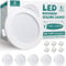 Unikcst 6er Einbaustrahler LED 9W LED Spot 95-110mm Loch Einbauleuchten KaltWeiß Deckenspots Weiß Rund 720LM für Wohnzimmer Schlafzimmer