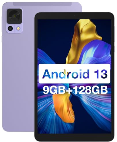 DOOGEE Android 13 Tablet 8.4' FHD Display Tablet 9GB RAM + 128GB ROM 5060mAh Larger Battery T20 Mini