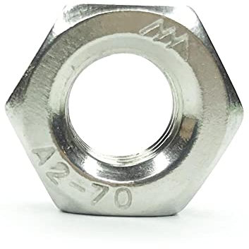 10 Stück Sechskantmutter DIN 934, M10, Standard, 10 Stück, Edelstahl A2 V2A, Schraubenmutter, Edelstahlmutter, Sechskant-Mutter, V2A Mutter (M10, 10 Stück) | norm-genau®