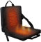 Cuscino del Sedile Riscaldato Portatile, Interruttore a Chiave Regolabile, Cuscino Riscaldato Pieghevole, Cuscino in Memory Foam Ad Alta Densità, 38X33x33 cm per Appassionati di Sport, Viaggiatori