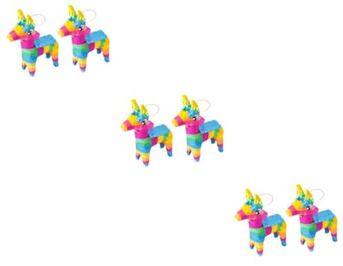 Abaodam 6 Stk Piñata Handgefertigte Pinata Aus Papier Partydekorationen Im Mexikanischen Stil Partyzubehör Weicher Plüsch Cinco De Mayo Fiesta-papier Pi?ata Pinata-dekor Groß Baby Haustier