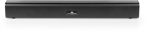 Vyrve Audio NAOS - Multimedia Soundbar/Erstklassiges Design/Bluetooth 5.0, HDMI/TRS/SPDIF/USB/microSD / 2x15 Watt/EQ-Modi/Fernbedienung/Zubehör