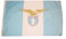Sfiziosa Bandiera Tifoso Stadio Bianco Azzurro Lazio calcio misura 100x140.Materiale Poliestere (Asta non compresa)