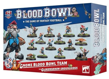 Games Workshop - Blood Bowl: Gnome Team - The Glimdwarrow Groundhogs Age 14+