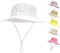 QIYIENDIAN Sombrero de Playa de ala Ancha para bebés y niños UPF 50+(White,1-2 Years)