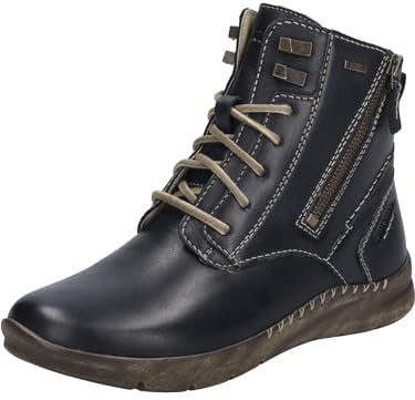 Josef Seibel Damen Schnürstiefeletten Conny 55,Weite G (Normal),Wechselfußbett,wasserdicht