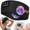 LC-dolida Sleep Headphones Headband Bluetooth 5.4, Soft Sleep Earphone Sleepband for Men Women Teens,Wireless Music Sport Earphones with Thin Speakers for Workout Relax Fitness Travel
