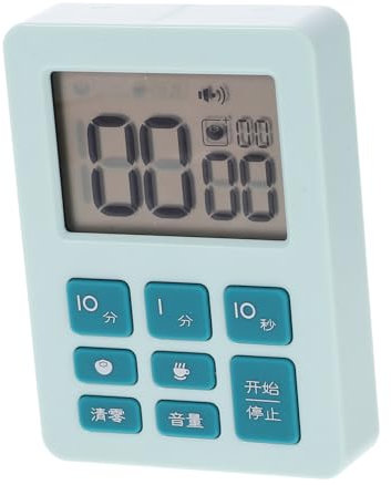 MAGICLULU 3 Pièces minuterie de Cuisine Rappel de l'heure Portable minuterie de Bureau minuteur de Cuisine minuteur e gestionnaire du Temps de Cuisson en e Domestique