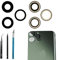 Dakexiong Juego de 3 Lentes de Cristal de Repuesto para cámara Trasera 11 Pro/11 Pro MAX para iPhone 11 Pro/11 Pro MAX + Kit de Herramientas de reparación, antiarañazos en la Lente