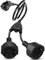 Doppelstecker für Steckdose, Verlängerungskabel 2M Schuko Steckdosen Steckdosenadapter Mehrfachsteckdose Doppelsteckdose 2 Fach Steckdose mit Flexible Kable für Haus Büro Küche, 250V 16A, Schwarz