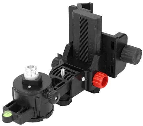 Level 360 Degree Adjustable Support, Level Adapter 360 Degree Rotation Adjustable Support Level Bracket Ceiling with Plastic Clamp for, Line Lasers