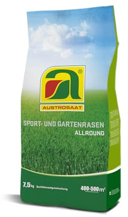 Austrosaat 914372 Sport- und Gartenrasen Allround (7,5 kg) (Sportrasen)