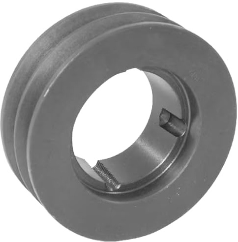 cyclingcolors 1x Keilriemenscheibe Riemenscheibe mit Taperlock-Bohrung 2 Rille Z SPZ AVX10 Außendurchmesser 67 mm Teilungsdurchmesser 63 mm Gusseisen Baumaschinen Landwirtschaftliche Maschinenbau