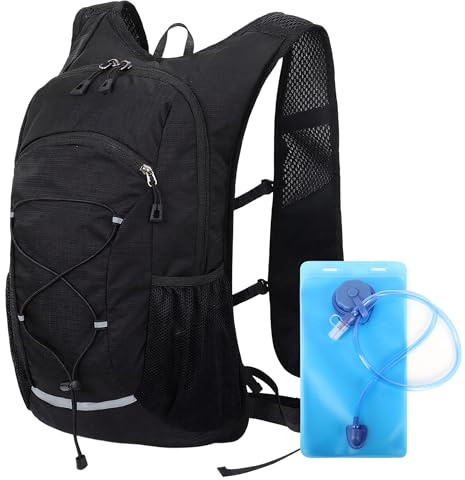 18L Hydration Backpack, Adjustable & Breathable Running Backpack | Water Backpack for Hiking, Running, Cycling, Climbing