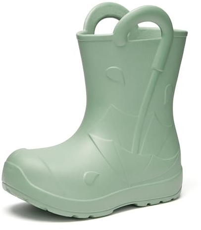 Ladeheid x Camminare Gummistiefel Kinder EVA Splash-Design LA-CA-20 | Für Regentage, ultraleicht und wasserdicht, rutschfeste Sohle, bequeme Griffe, leicht zu reinigen, für Kita und Alltag