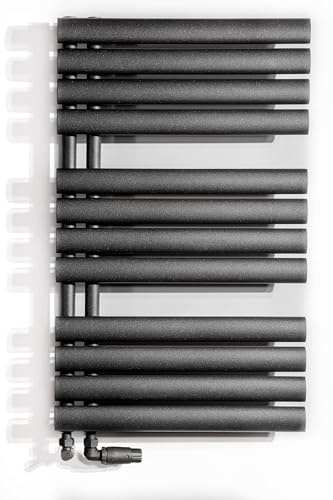 Badheizkörper LUXRAD Flag bis 816 x 500 mm schwarz matt str.