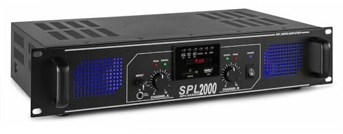 Skytec SPL 2000MP3 2.0canali Cablato Nero amplificatore audio