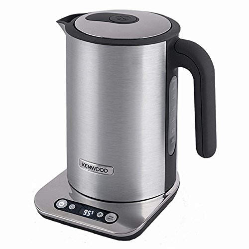 Kenwood Persona SJM610 - Hervidor de agua eléctrico, jarra de 1.6 litros, temperatura programable, pantalla LCD, 2200 W, aluminio y acero inoxidable