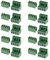 10pcs 5.08mm Gerade 4-polig Schraubklemme Anschluss Steckbare Typ