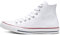 Converse All Star Hi Canvas Sneakers, Optical White, 45 EU