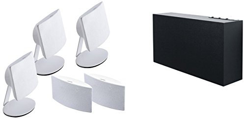 Jamo Paquete de Altavoces 5.1 con manejo de Pico de 550 W, Color Negro