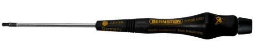 Bernstein Werkzeug Sechskant-Stiftschlüssel, 2,0 mm mit ableitfähigem Heft, 6-635