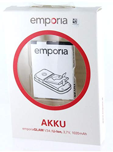 Emporia Original Akku für Emporia AK-V34, Handy/Smartphone Li-Ion Batterie