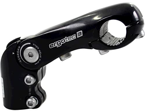 Lenker Vorbau Ahead Fahrrad HUMPERT Ergotec Kobra Vario Ahead 40 Verstellbar 1 1/8, 110 mm Schwarz
