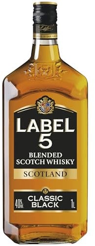 Label 5 Blended Scotch Whisky 1L