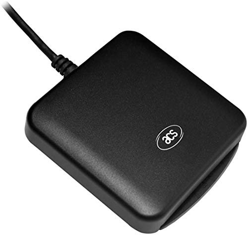ACS ACR39U-U1 USB Chipkartenleser Smart Card Reader Writer eID ID Identity Verfasser Identität Identification Identity Leser Schreiber, Schwarz
