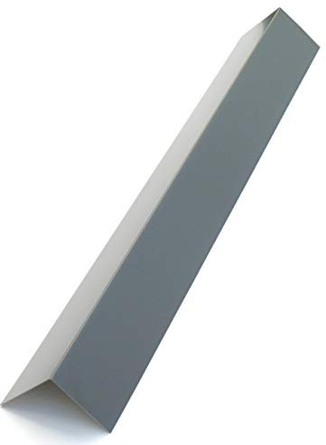 Alu Blechwinkel Kante Aluminium Winkelblech 2000mm lang, Dachblech Winkel 90° Eckwinkel Anthrazit Grau RAL 7016 (100mm x 100mm)