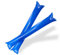 FUN FAN LINE - Pack 100 Coppie di bastoni gonfiabili rumorosi riutilizzabili. Bam Bam Thunder Accessori per Fare tifo, Feste, Animazione ed Eventi Sportivi. (Blu)