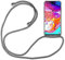 betterfon | Samsung Galaxy A70 A70s Handykette Smartphone Halskette Hülle mit Band - Schnur mit Case zum umhängen Handyhülle mit Kordel zum Umhängen für Samsung Galaxy A70 SM-A70 / A70s SM-A707 Grau