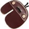 Namvo Kuh Leder Bogenschie?en Finger Tab für Recurve B?gen Jagd Finger Protektor braun